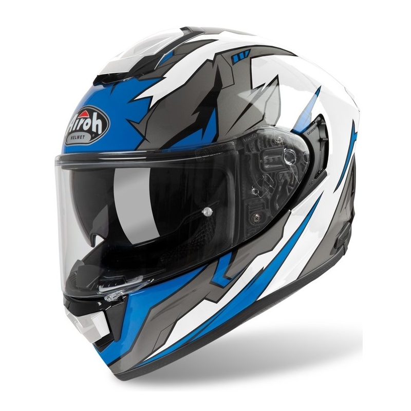 Integralna motociklistička kaciga Airoh ST 501 Bionic bijelo-plava