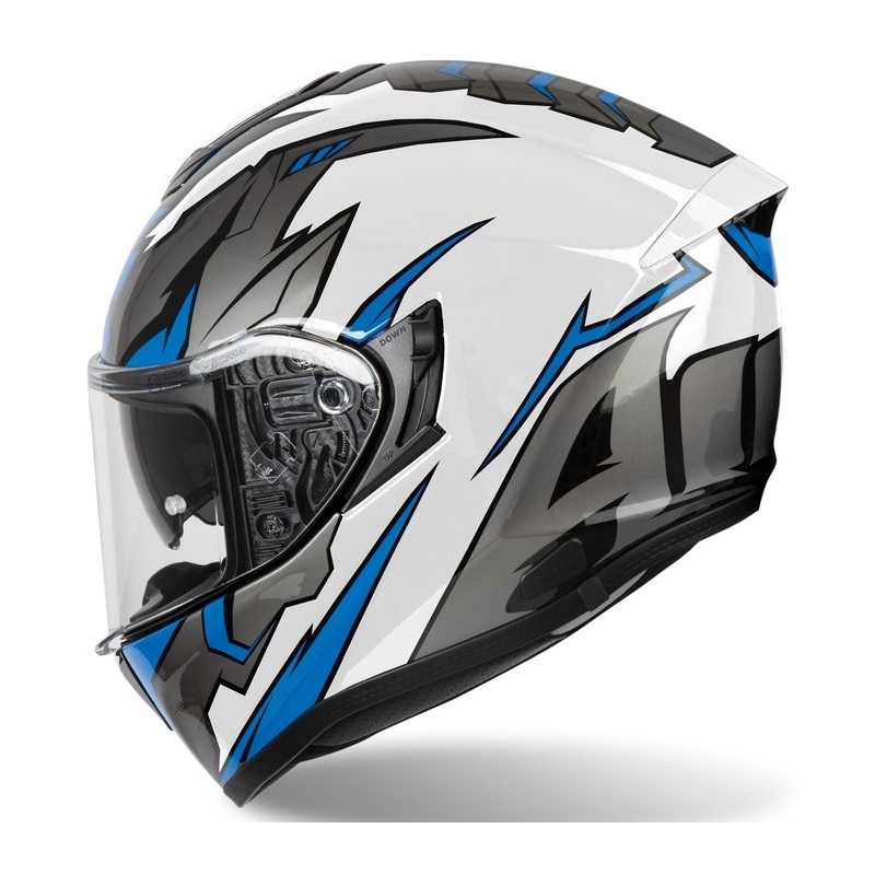Integralna motociklistička kaciga Airoh ST 501 Bionic bijelo-plava