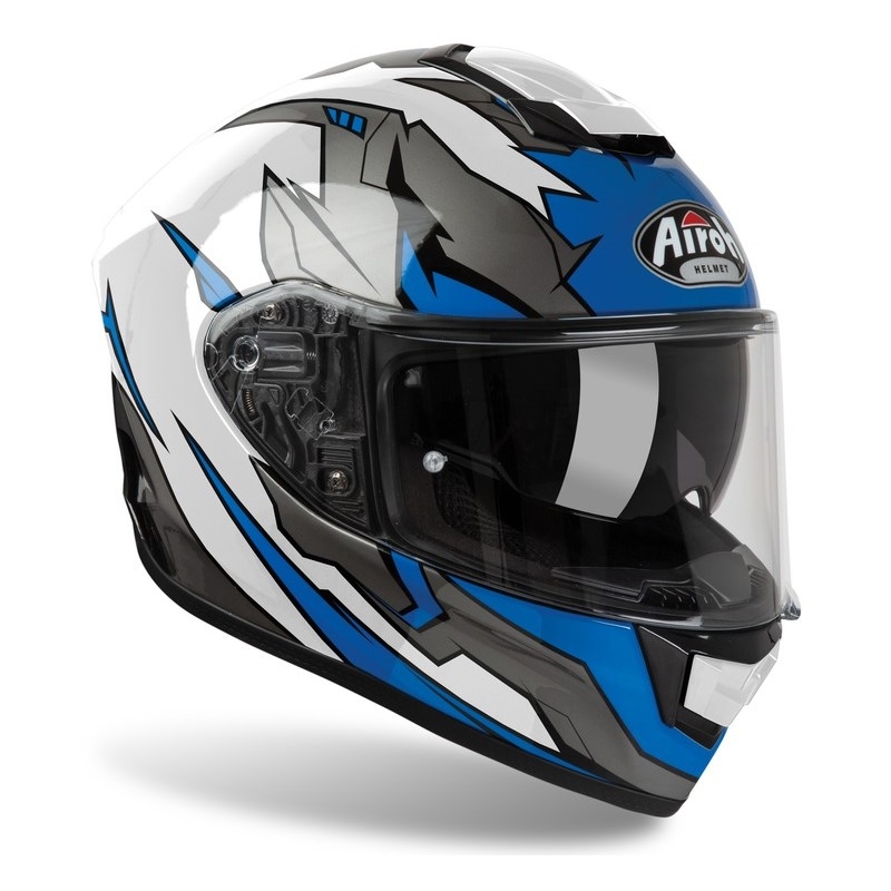 Integralna motociklistička kaciga Airoh ST 501 Bionic bijelo-plava