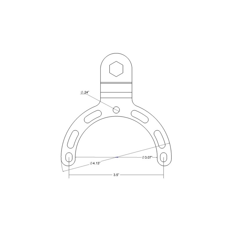 Nosač za RAM Montira držač čepa rezervoara motocikla