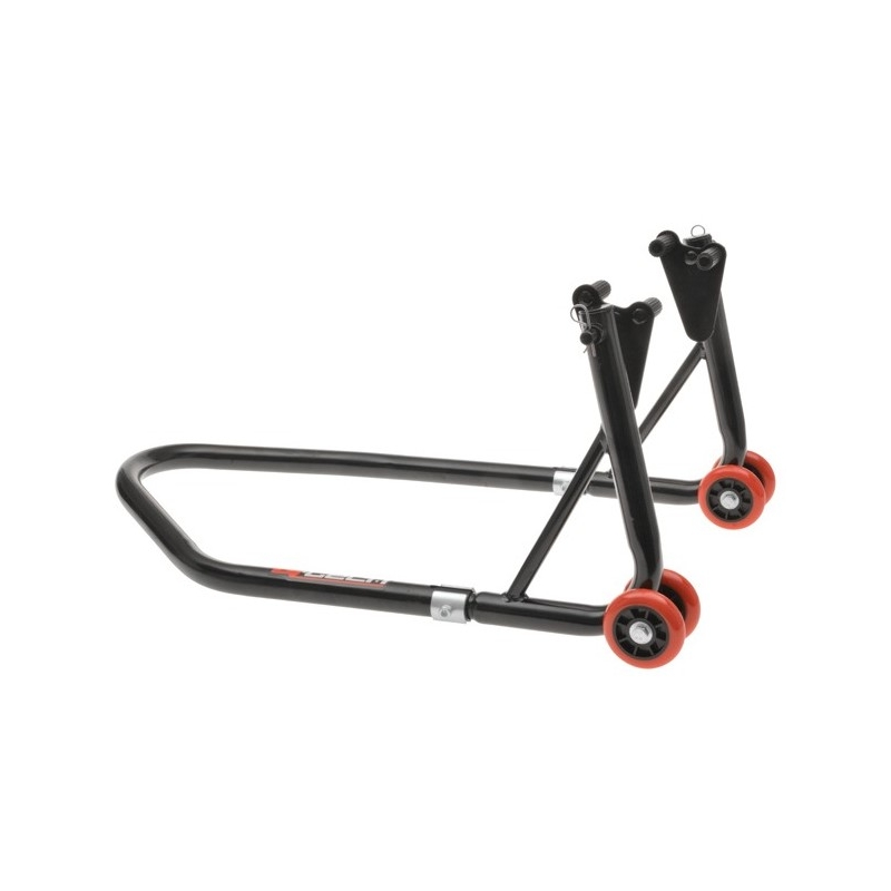 Prednji/stražnji stalak za motocikl Q-TECH crni