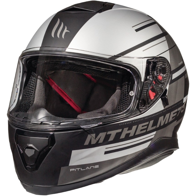 Integralna motociklistička kaciga MT Thunder 3 SV Pitlane crno-siva