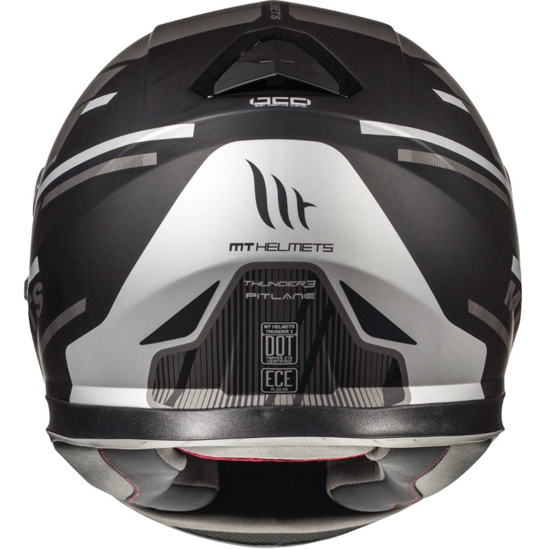 Integralna motociklistička kaciga MT Thunder 3 SV Pitlane crno-siva