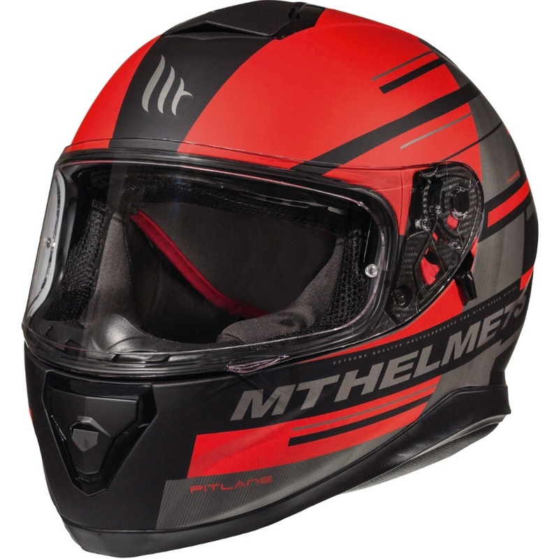 MT Thunder 3 SV Pitlane integralna motociklistička kaciga crno-crvena rasprodaja