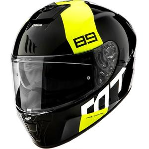 Integralna motociklistička kaciga MT Blade 2 SV 89 crno-bijela-fluo žuta výprodej
