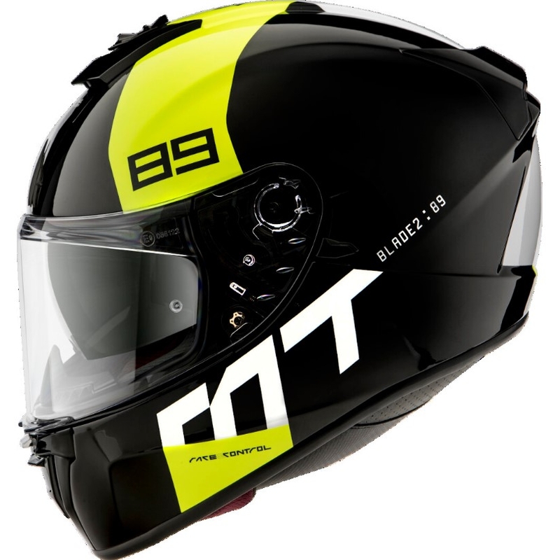 Integralna motociklistička kaciga MT Blade 2 SV 89 crno-bijela-fluo žuta rasprodaja