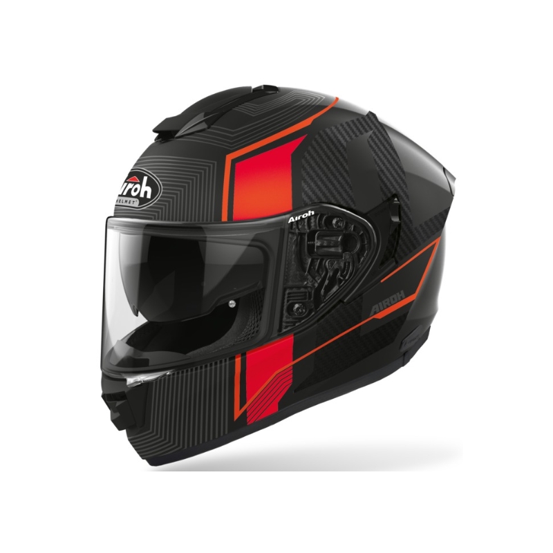 Airoh ST 501 Alpha crno-sivo-crvene integralne motociklističke kacige rasprodaja
