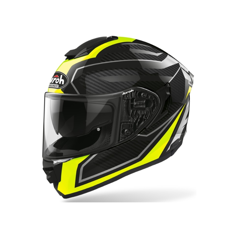 Integralna motociklistička kaciga Airoh ST 501 Prime black-grey-fluo yellow