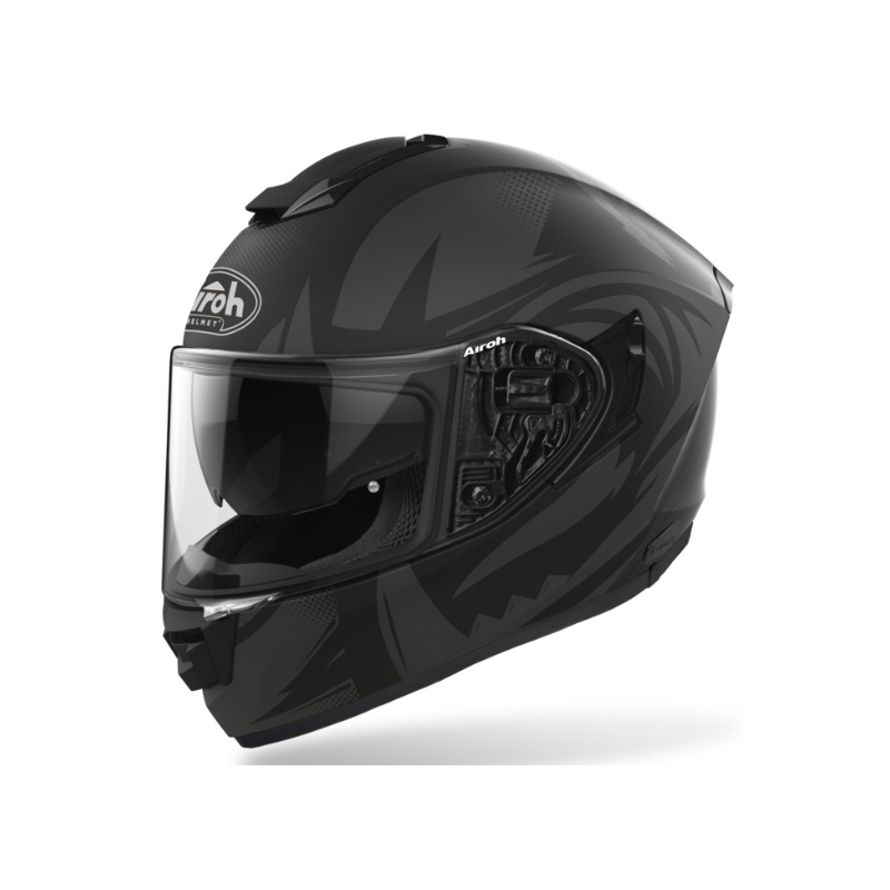 Integralna motociklistička kaciga Airoh ST 501 Spektro crno-siva