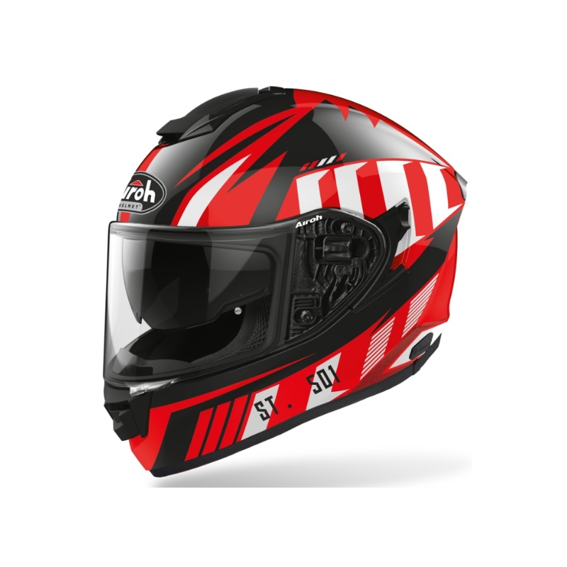 Airoh ST 501 Blade Full Face motociklistička kaciga crno-bijelo-crvena 2021. rasprodaja