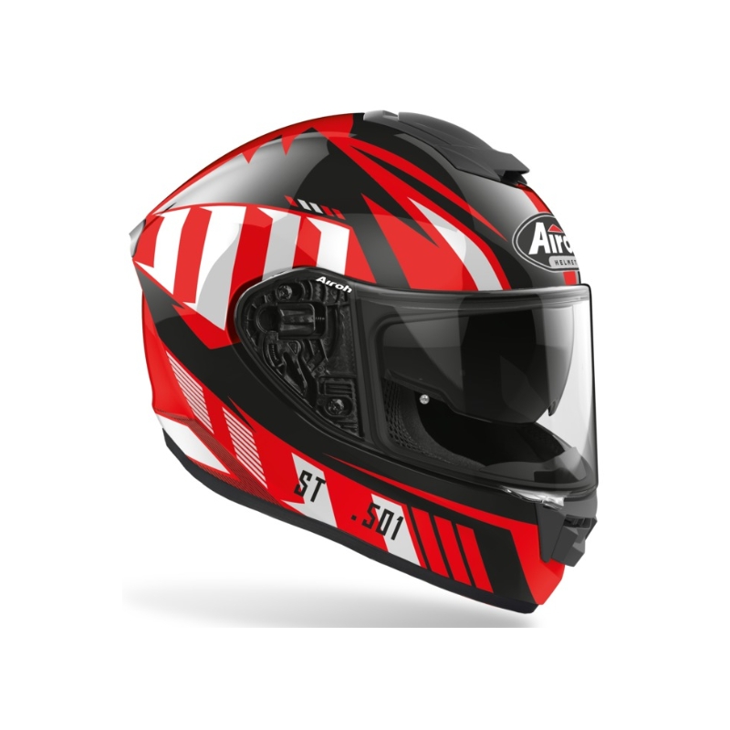 Airoh ST 501 Blade Full Face motociklistička kaciga crno-bijelo-crvena 2021. rasprodaja