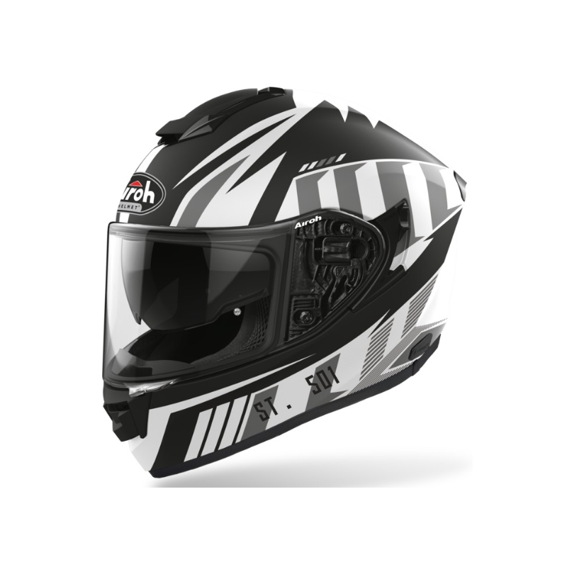 Airoh ST 501 Blade integralna motociklistička kaciga crno-bijelo-siva rasprodaja