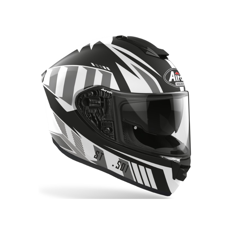 Airoh ST 501 Blade integralna motociklistička kaciga crno-bijelo-siva rasprodaja