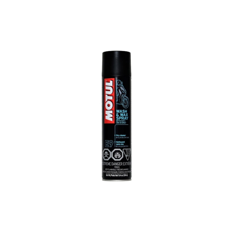 Sprej za tretiranje plastike Motul E9 Wash Wax 400 ml