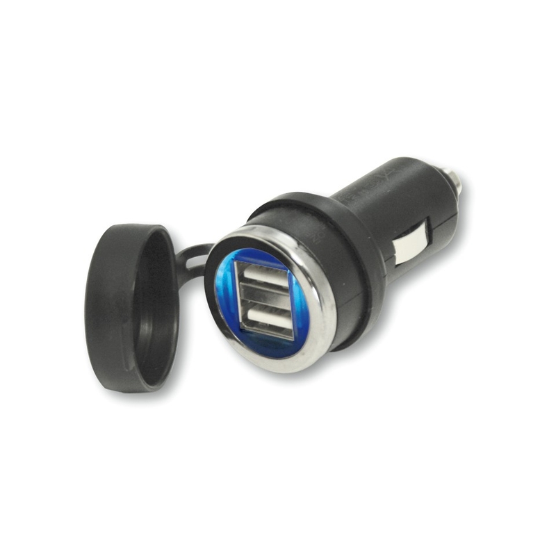 Osvijetljeni dvostruki USB adapter vodootporan R-TOOL