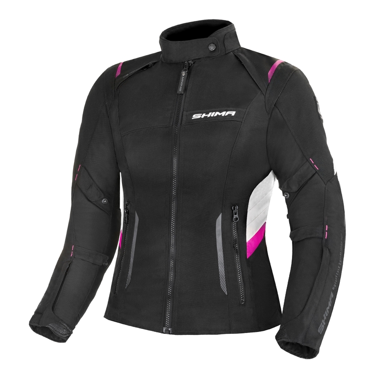 Ženske motorističke jakne Shima Rush crno-sivo-roze rasprodaja