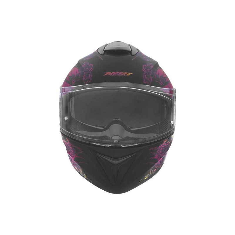 Integralna motociklistička kaciga NOX N918 Kero crno-roza