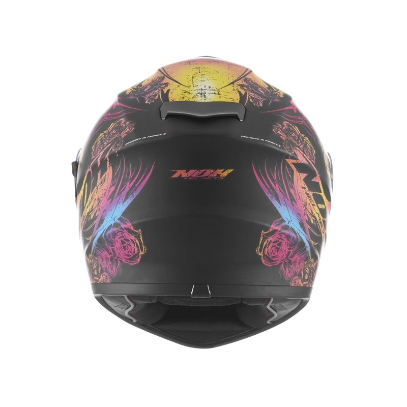 Integralna motociklistička kaciga NOX N918 Kero crno-roza