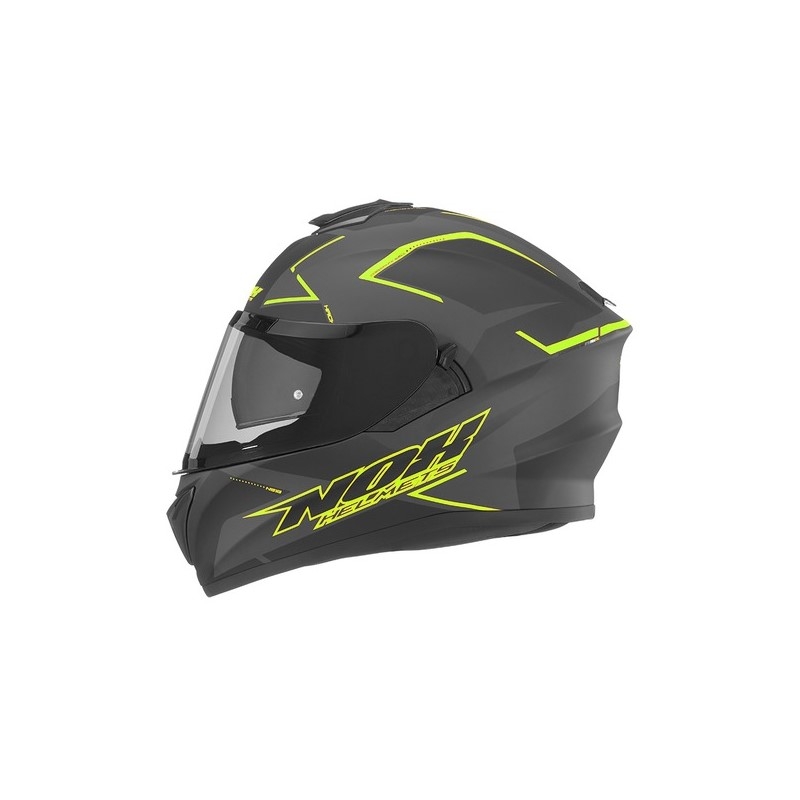 Integralna motociklistička kaciga NOX N918 Hack crno-fluo žuta rasprodaja
