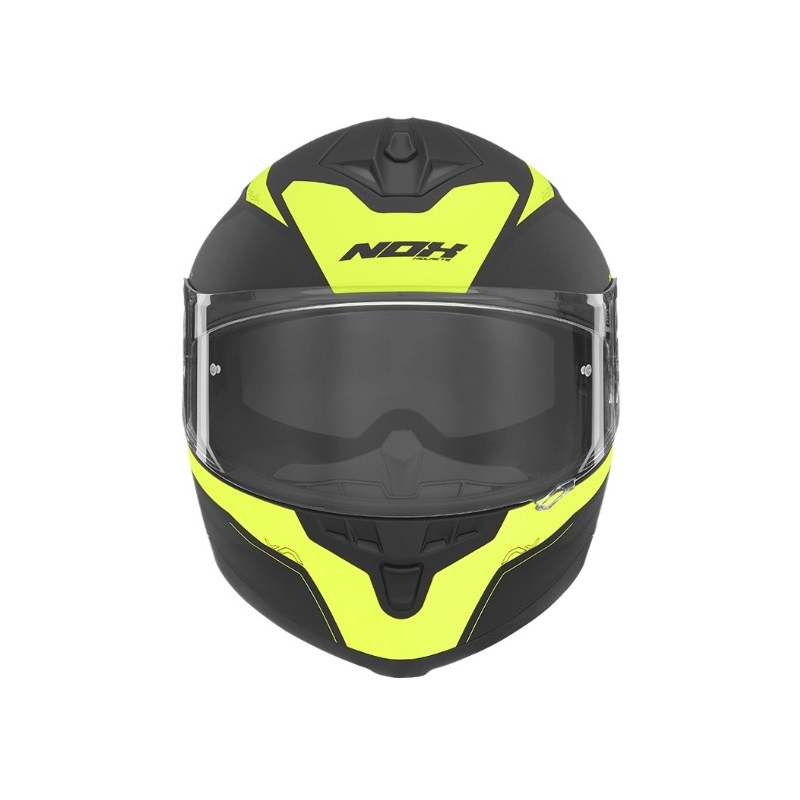 Integralna motoristička kaciga NOX N302 Shape crno-žuta rasprodaja