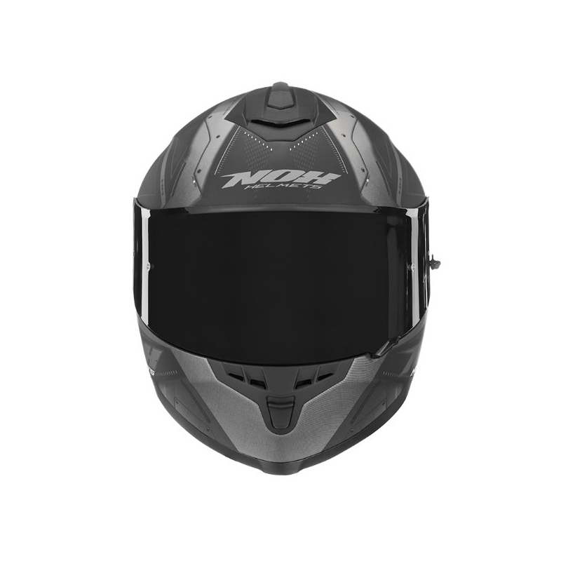 Integralna motociklistička kaciga NOX N302S Guard crno-srebrna rasprodaja
