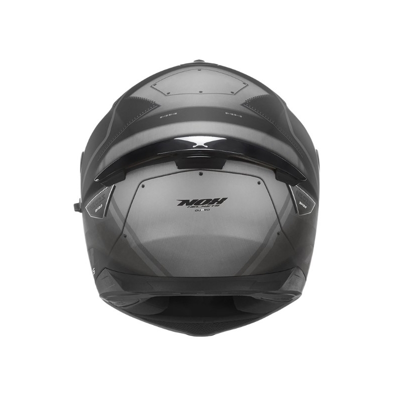 Integralna motociklistička kaciga NOX N302S Guard crno-srebrna rasprodaja