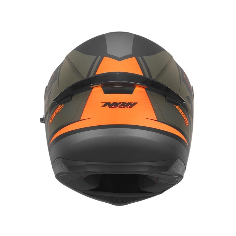 Integralna motociklistička kaciga NOX N302S Quest crno-zeleno-narančasta