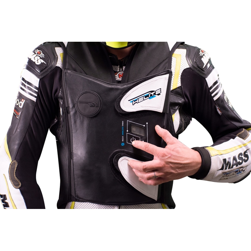 Elektronski airbag prsluk HELITE e-GP Air crno-bijeli rasprodaja