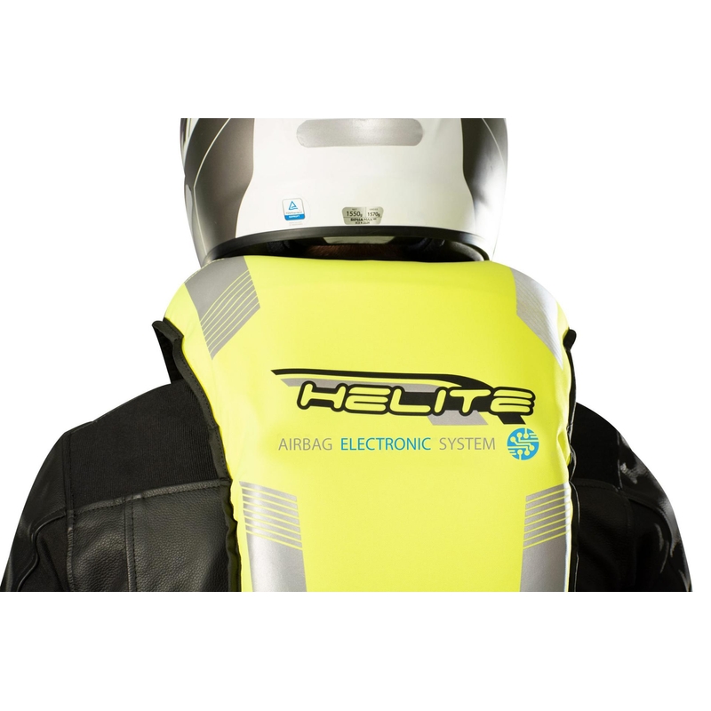 Elektronski airbag prsluk HELITE e-Turtle fluo žuti