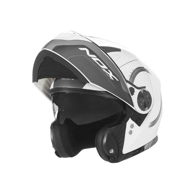 Motociklistička kaciga na preklop NOX N965 Peak bijela rasprodaja