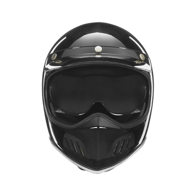 Motociklistička kaciga NOX PREMIUM Seventy crna sjajna
