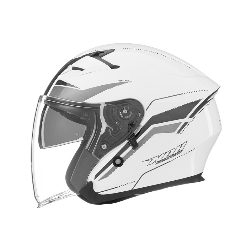 Otvorena motociklistička kaciga NOX N127 Late bijela