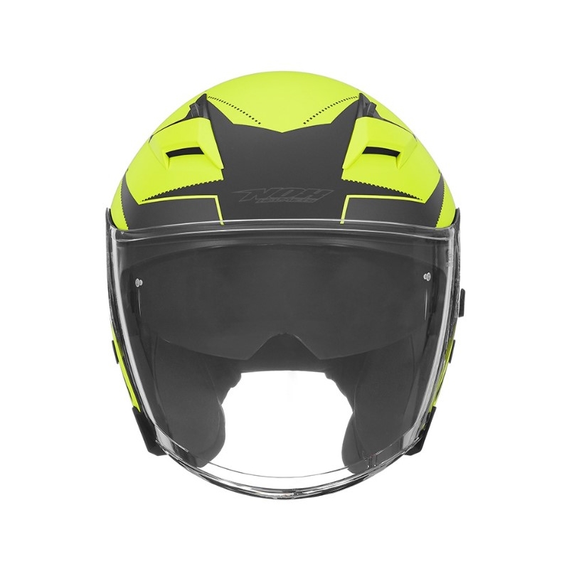 Otvorena motociklistička kaciga NOX N127 Late yellow rasprodaja