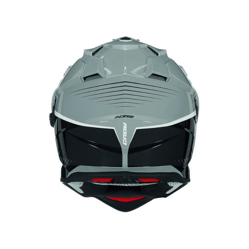 Enduro kaciga NOX N312 Crow crno-siva rasprodaja