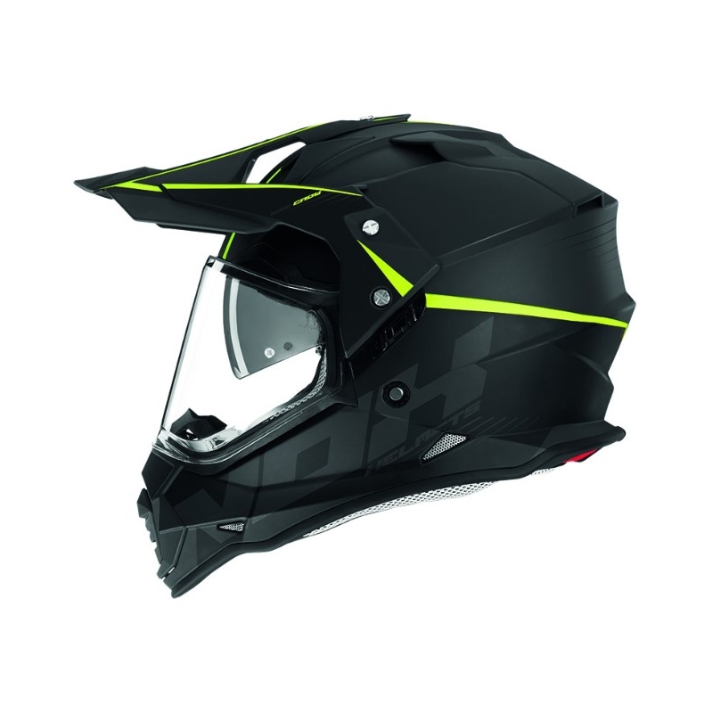 Enduro kaciga NOX N312 Crow black-fluo yellow rasprodaja