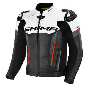 Motociklistička jakna Shima Bandit crno-bijelo-crvena