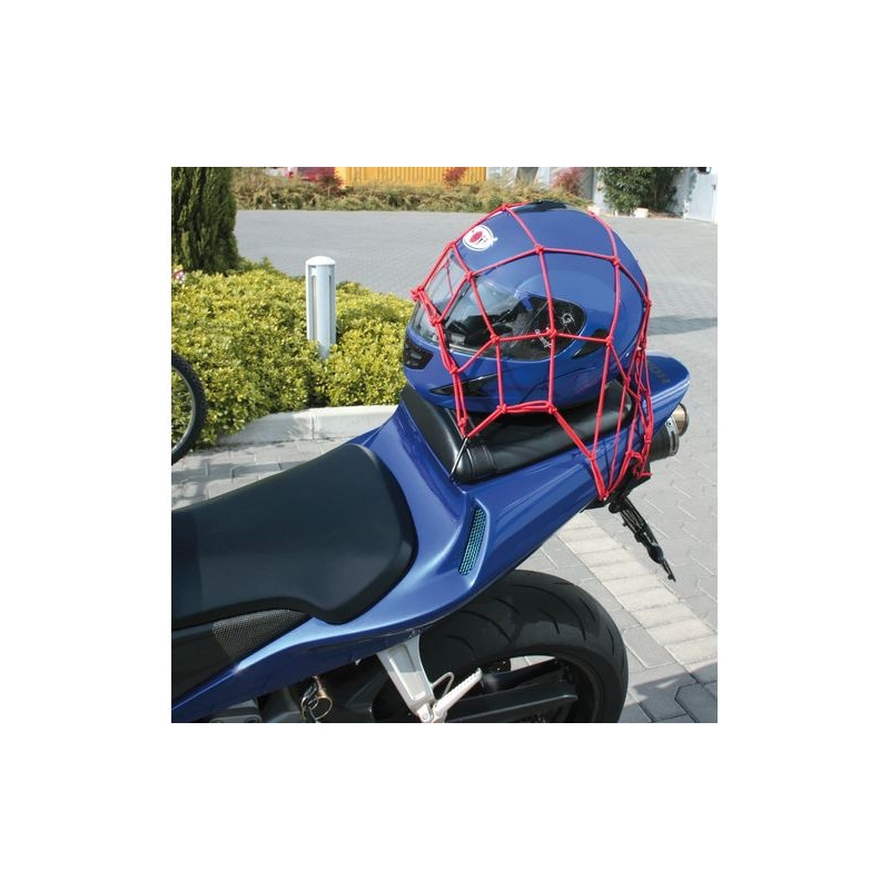 Moto mreža za motor - Spider - crvena