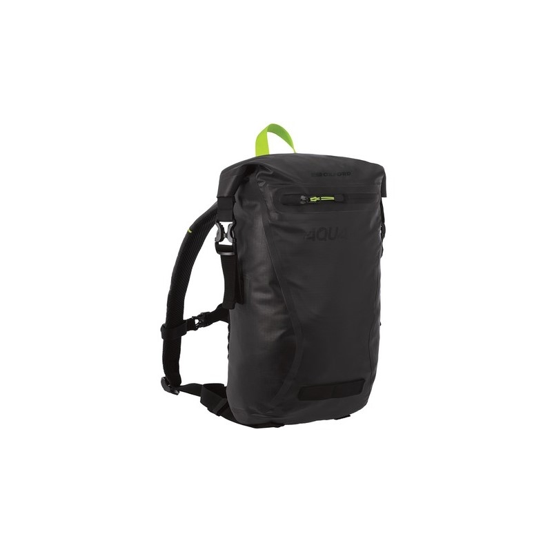 Vodootporni ruksak Oxford AQUA EVO crno-fluo žuti 12 l