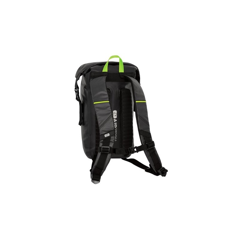 Vodootporni ruksak Oxford AQUA EVO crno-fluo žuti 12 l
