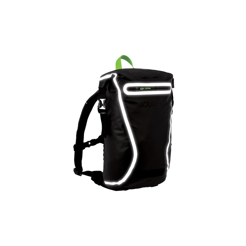 Vodootporni ruksak Oxford AQUA EVO crno-fluo žuti 12 l