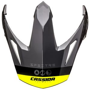 Vizir za Cassida Tour 1.1 Spectre kacigu crno-sivo-fluo žuto