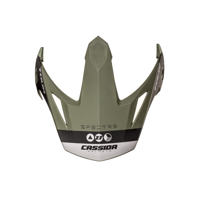 Vizir za kacigu Cassida Tour 1.1 Spectre crno-sivo-zelen