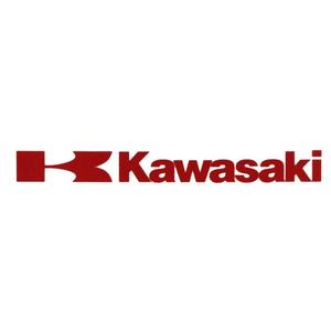 Kawasaki naljepnica crvena