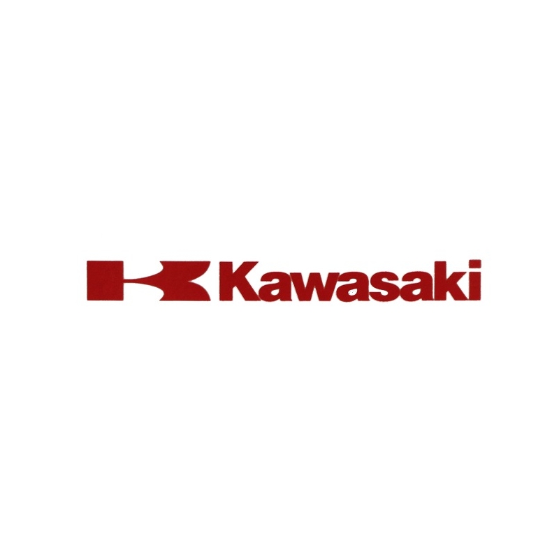 Kawasaki naljepnica crvena