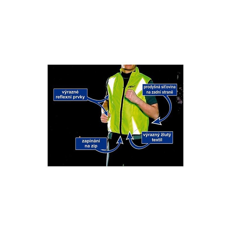Reflektirajući prsluk žuti SOR