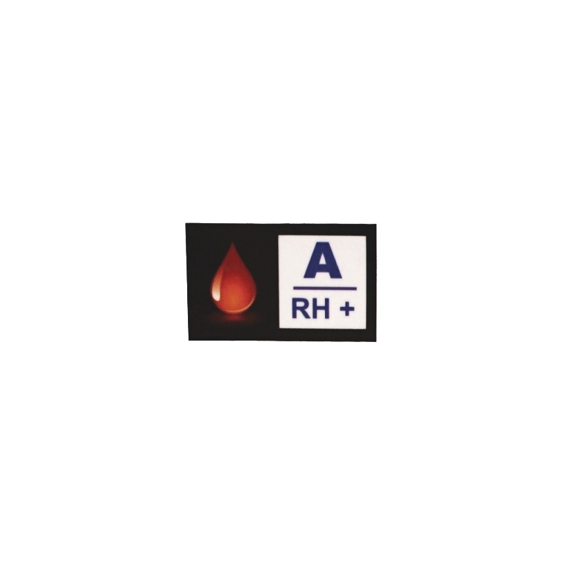 Naljepnica krvne grupe A RH+
