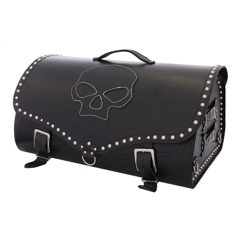 Kožna moto torbica za motocikl Chopper RSA-222B Skull rasprodaja