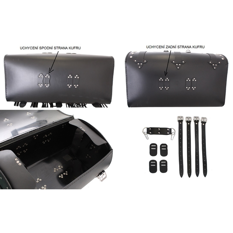 Kožna moto torbica za motocikl Chopper RSA-8B