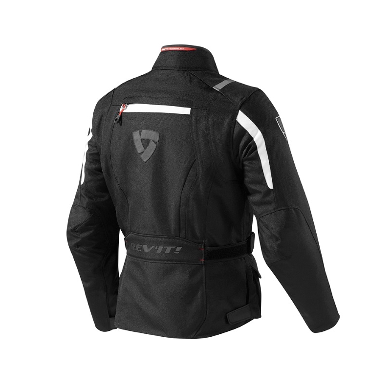Ženske Revit Voltiac motociklističke jakne crno/bijele boje rasprodaja