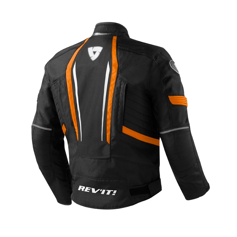 Motociklistička jakna Revit Shield crno-narančasta rasprodaja